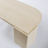 Vintage travertine coffee table