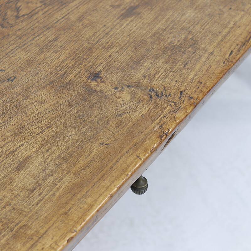 Large Oak Farmhouse Rustic Countryhouse Coffee Table
