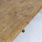Table basse de ferme rustique en chêne