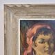 Oil on board "Gypsy", 40s - France