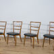 Chaises par Mariana Grabińskiego pour Swarzędzka Factory, années 1960, Set de 4