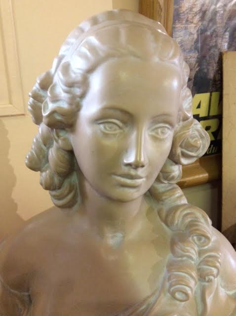 Plaster bust