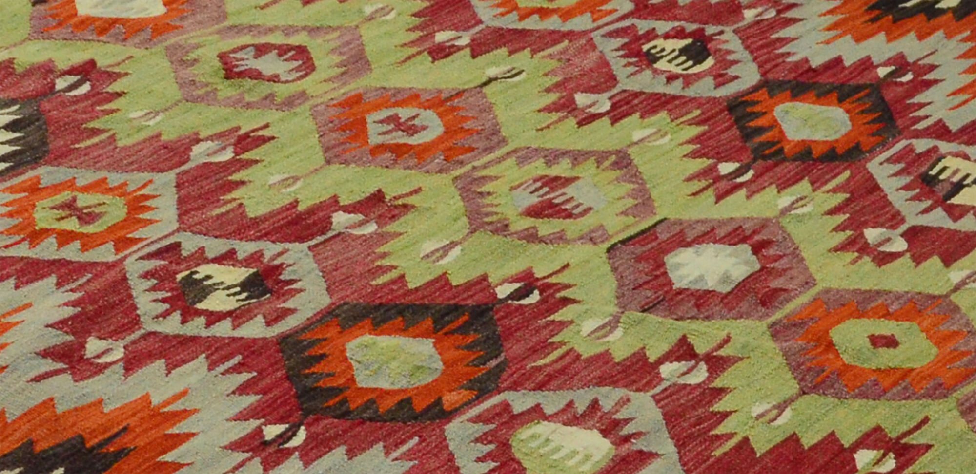 Anatolian handmade kilim rug 314 cm x 162 cm