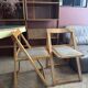 2 chaises pliante