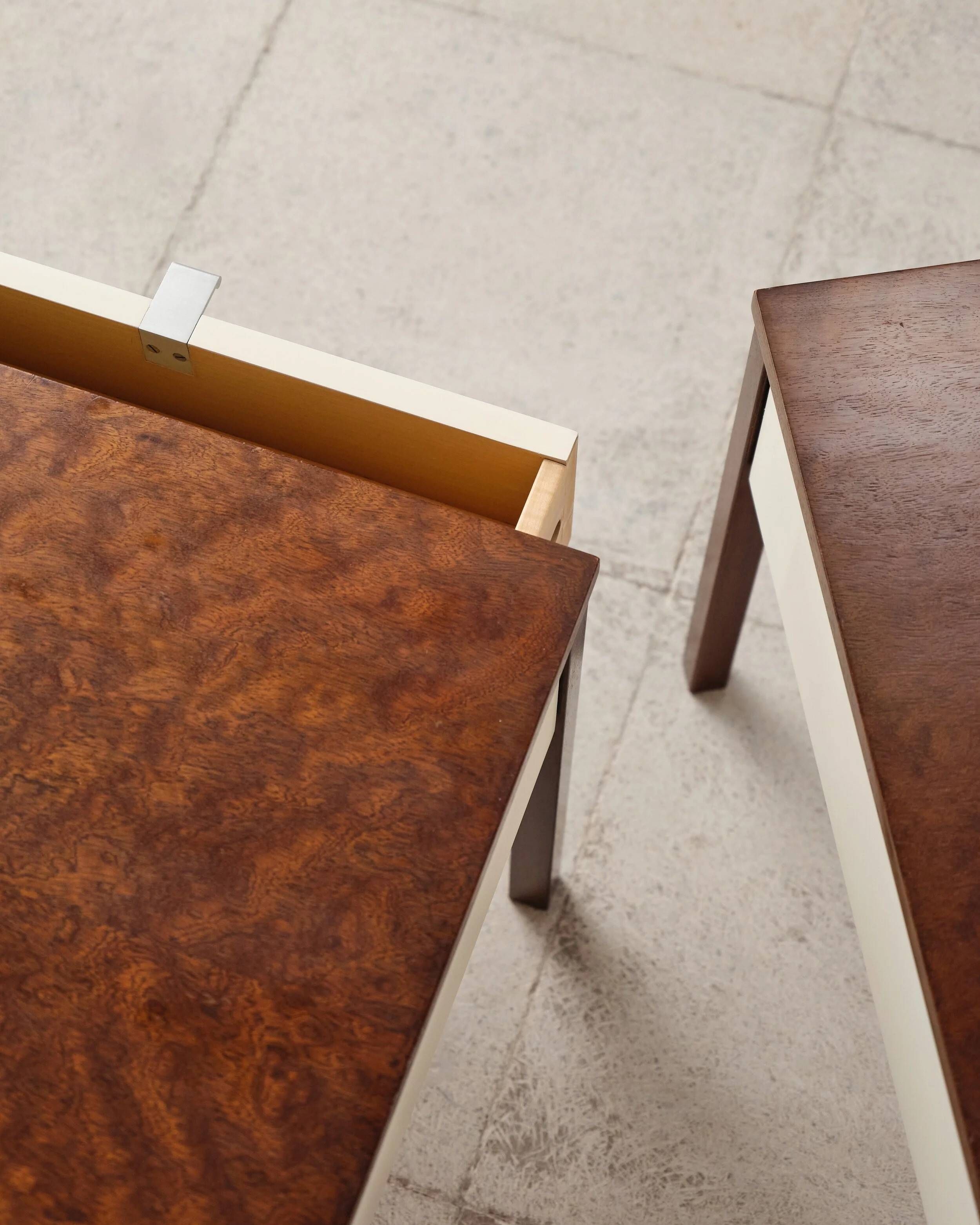 Pair of bedside tables by Florence Knoll, United States, 1960s