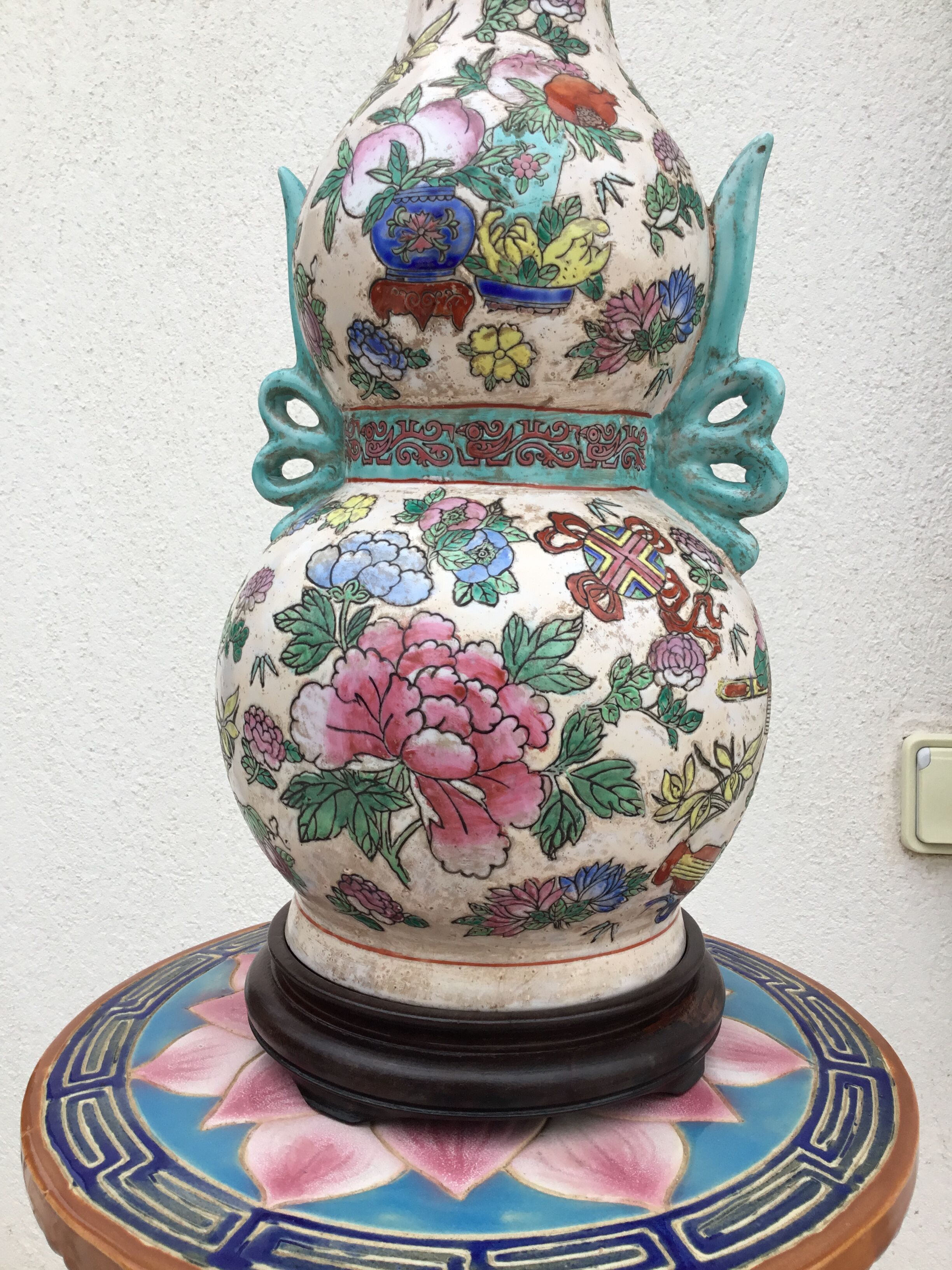 China earthenware vase