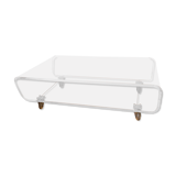 Plexiglass coffee table