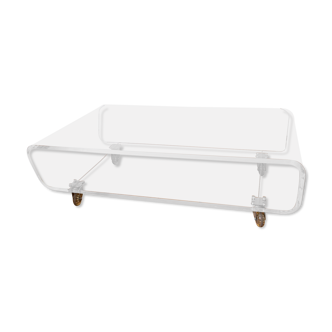 Plexiglass coffee table