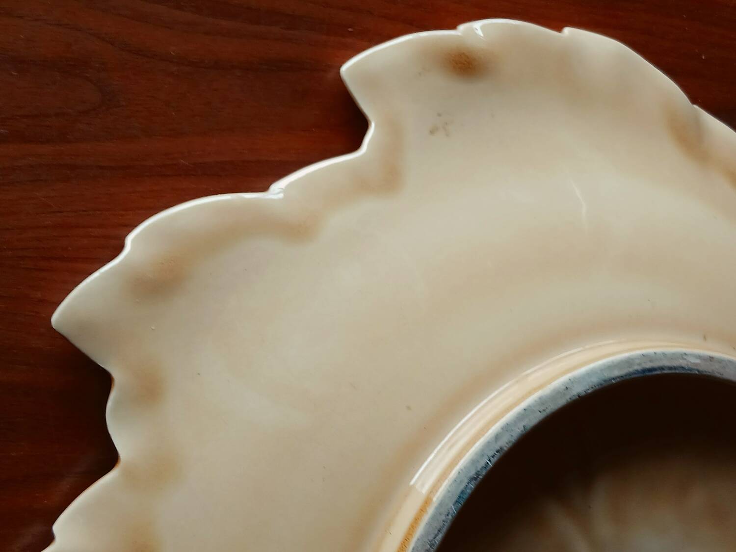 Extra Large Ceramic Leaf Dish