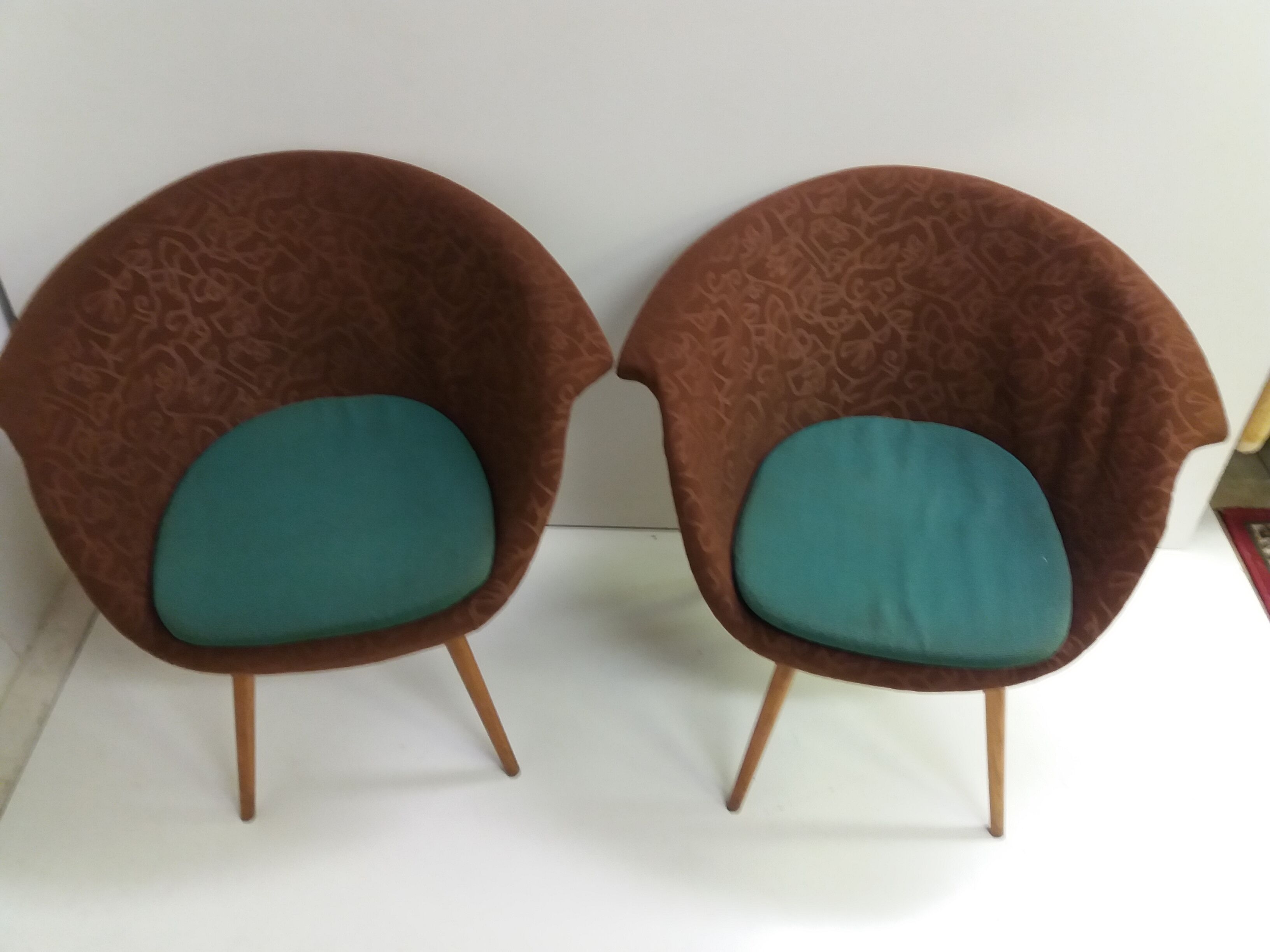 1960 Navratil armchair and coffee table, Czechoslovakia