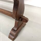 Pair of Solid Oak Farm Benches