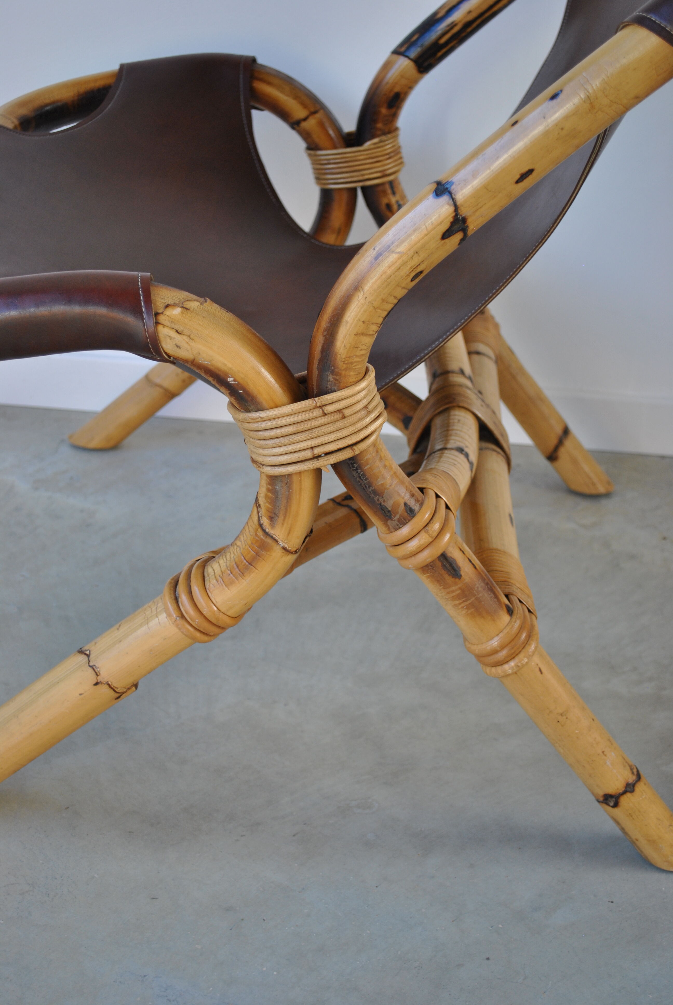 Fauteuil cuir Rohé Noordwolde 1960
