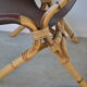 Fauteuil cuir Rohé Noordwolde 1960