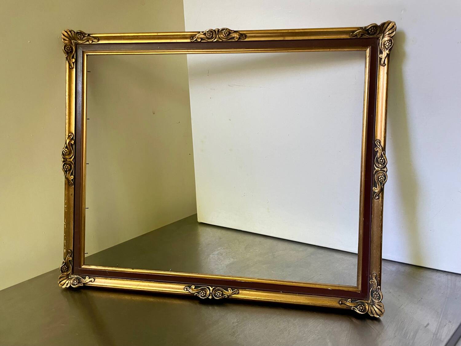 Antique Frame gilded wood 34 cm x 28 cm