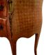 Commode galbée de style Louis XV Dessus Marbre XX siècle