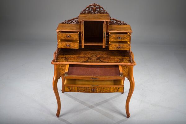 Secrétaire Louis Philippe en noyer