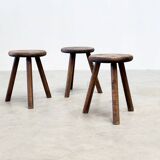 Set of three French stools