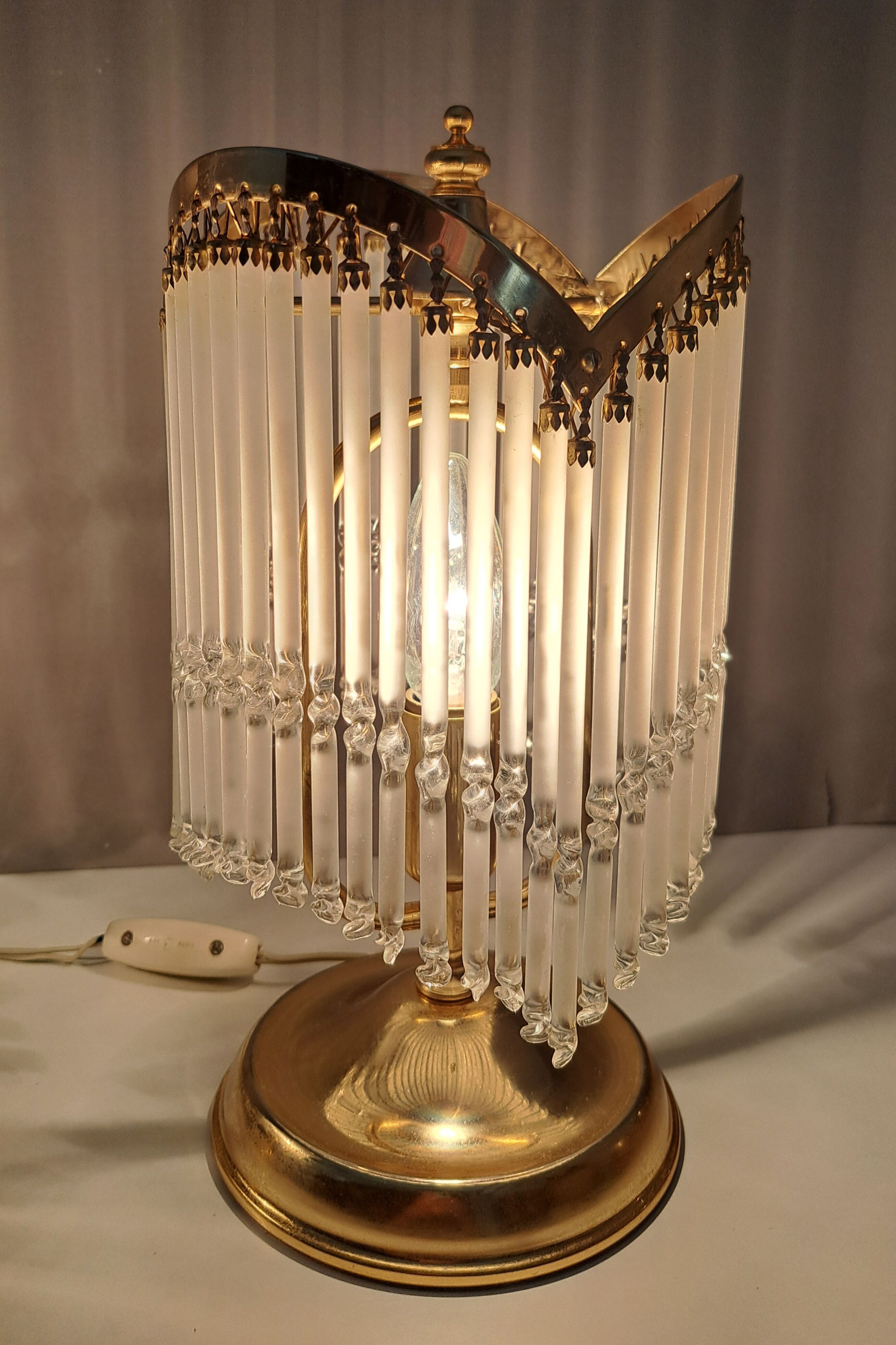 Pair of classic bedside lamps