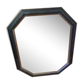 Miroir marron octogonal 80x65cm