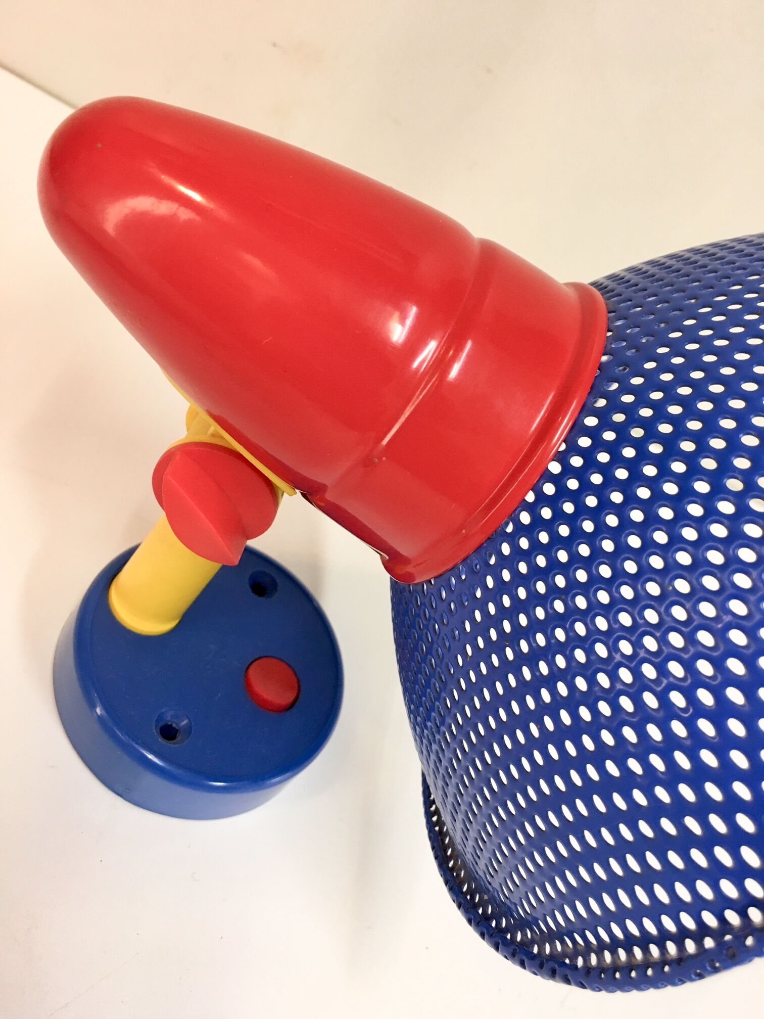 Colored adjustable wall lamp 80s