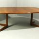 Table à manger extensible danoise en teck, années 1980