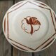 4 flat plates old ceramics from Badonviller collection paradis