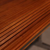 'Action office desk'  in walnut  designed by George Nelson  for Herman Miller - US - 1960's