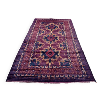 Tapis Beloutch Afghan fait main 258x151cm
