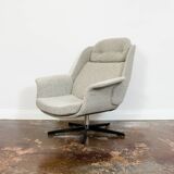 Customizable Large Plywood Swivel Lounge Chair, 1970s,