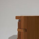 Solid elm sideboard, 1970s