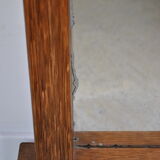 Oak mirror circa 1960