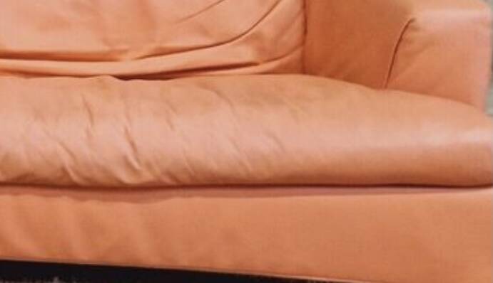 Vintage 3 seater leather sofa