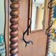 Antique vintage coat rack umbrella stand