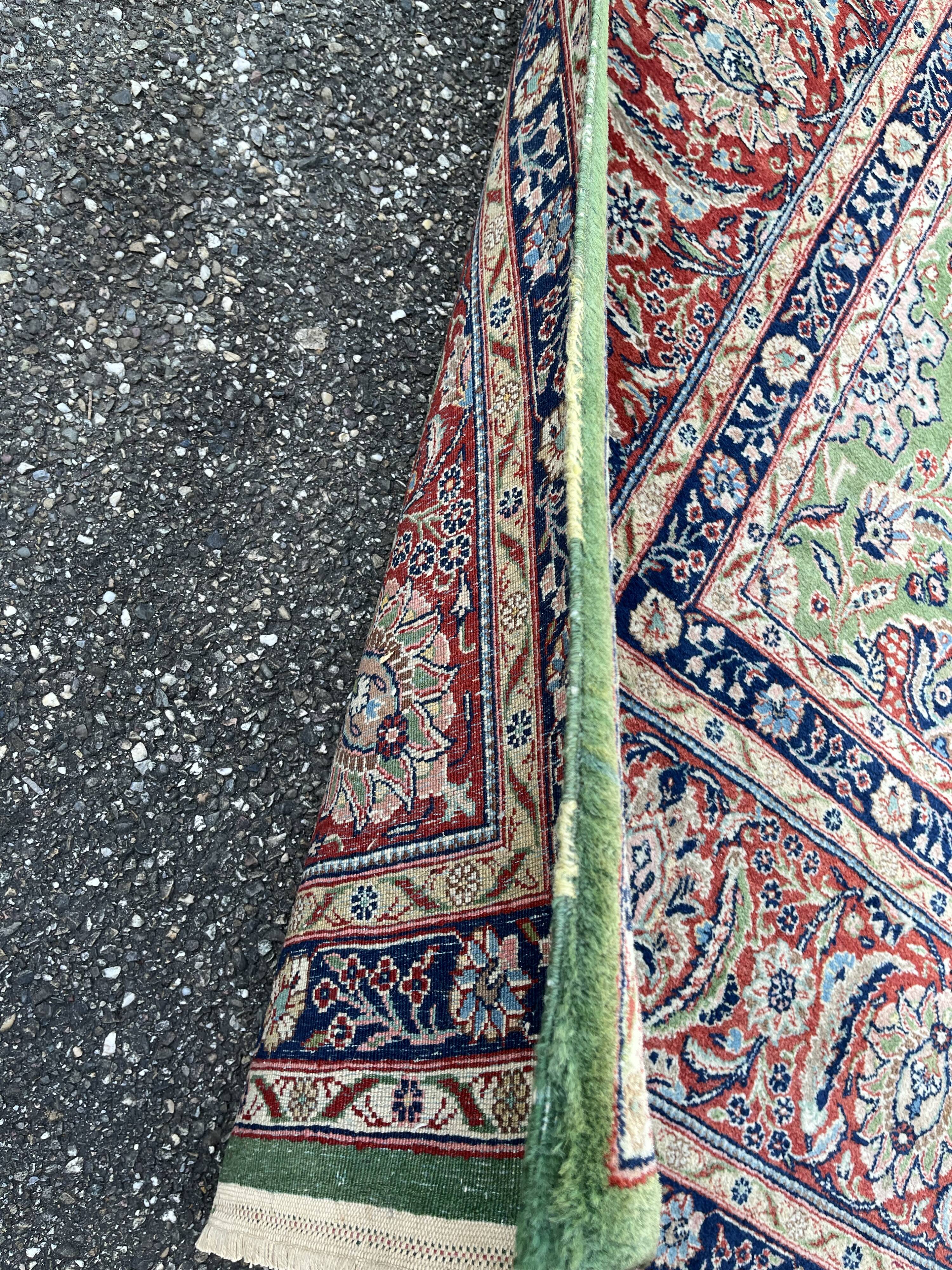 Carpet XXL Tabriz Shah Abbas Emerald Green