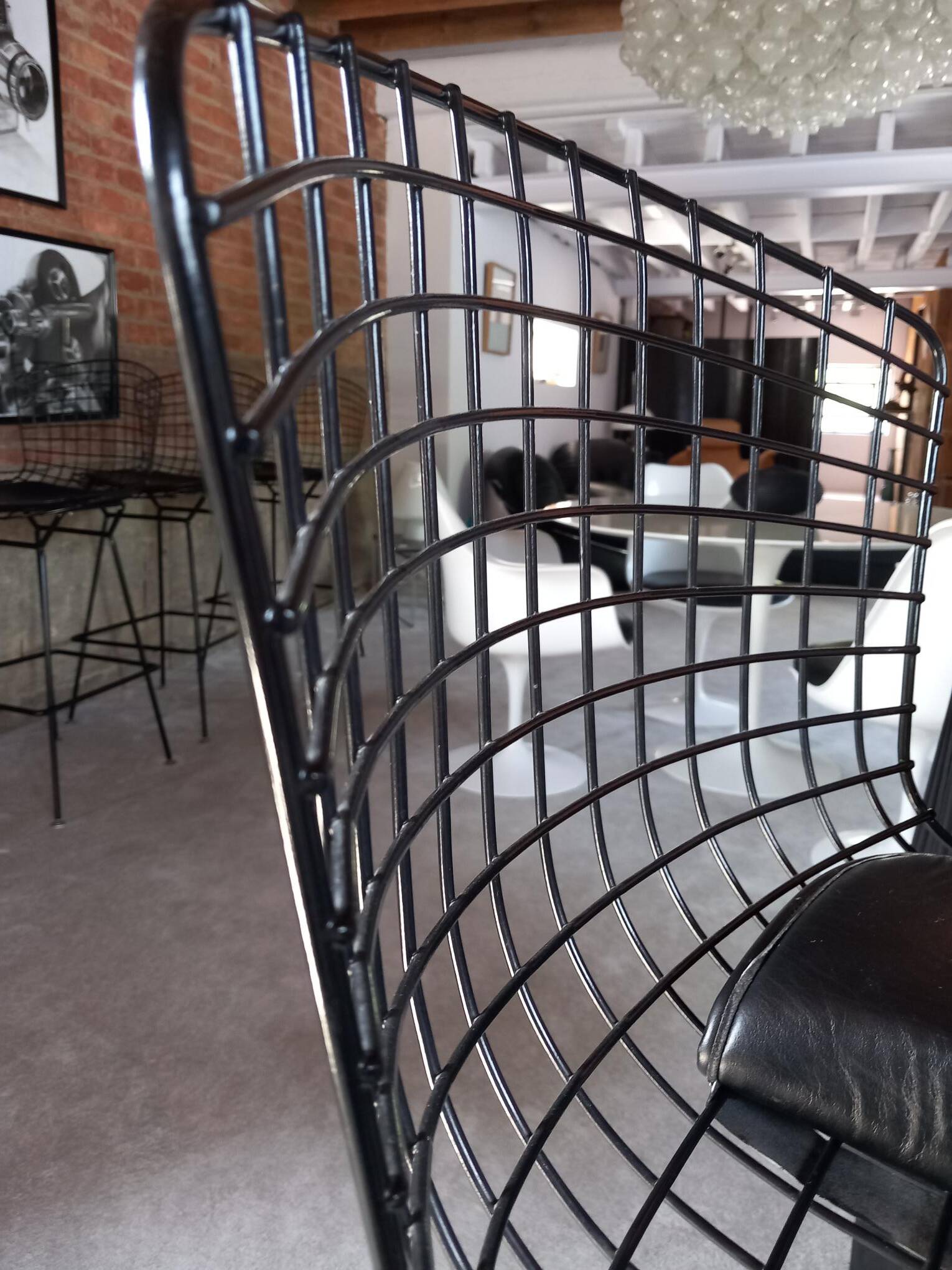 Ensemble de 4 tabourets de bar par Harry Bertoia pour Knoll, 1980