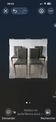 Lot of 4 leather chairs by baakal & ross