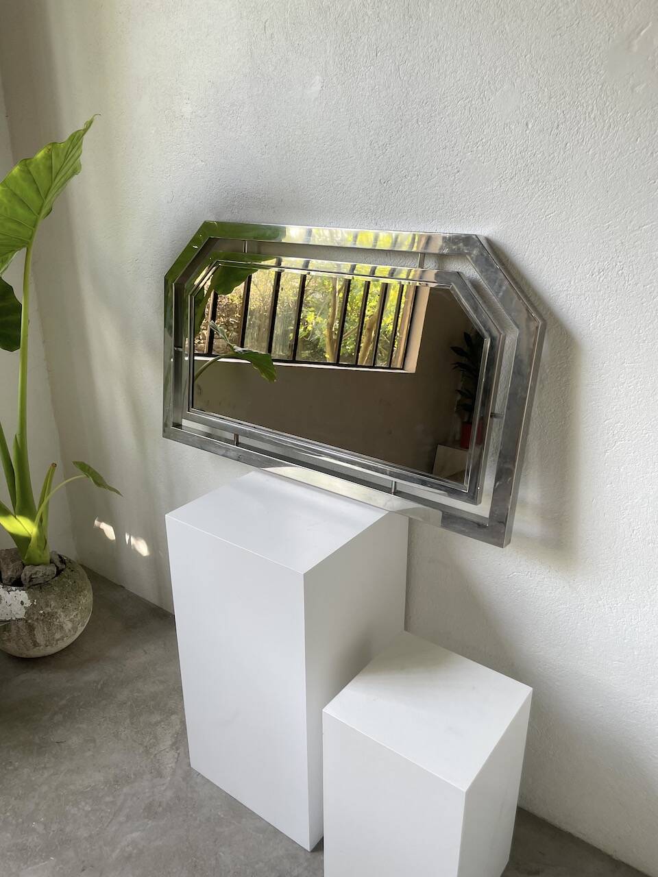 Art Deco Chrome Mirror