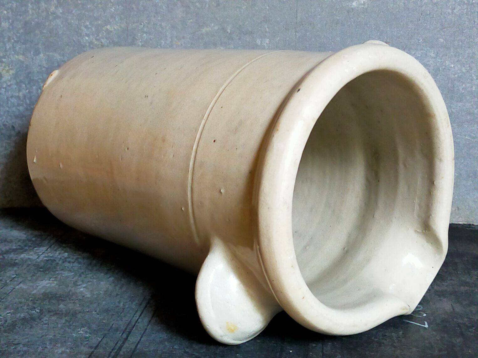 19th century stoneware vase 29 cm