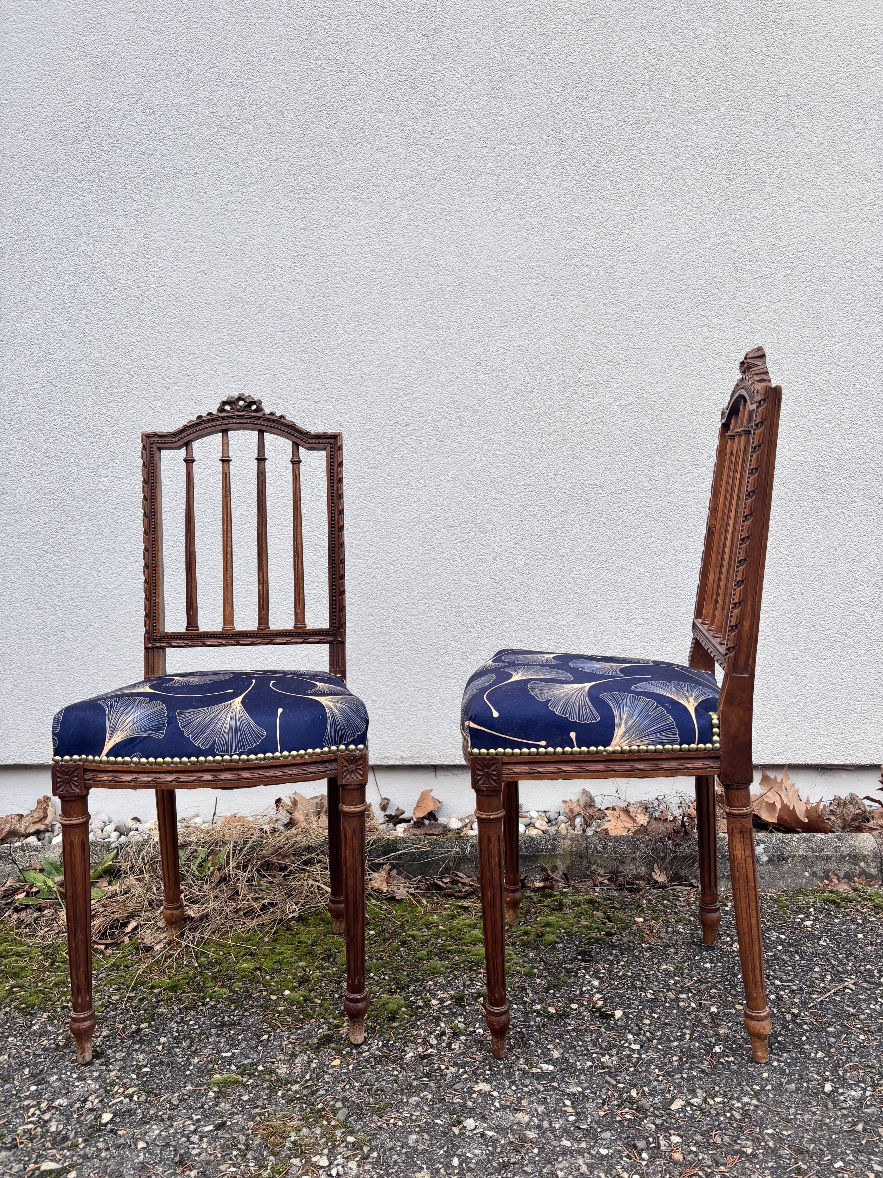 Pair of Louis XVI chairs
