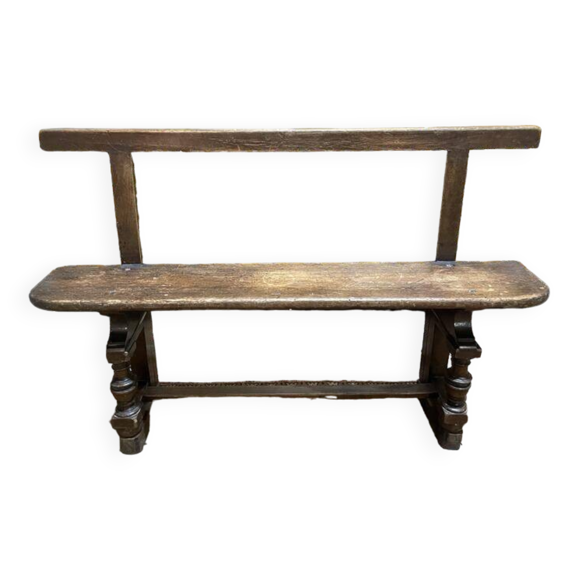 Small Louis XIII child's church bench