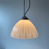 Art deco pendant lamp in opaline