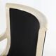 Pair of bone marquetry armchairs