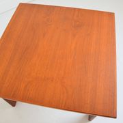 Table basse carrée scandinave teck vintage 1960s