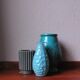 Light blue glass vase from Denmark