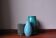 Light blue glass vase from Denmark