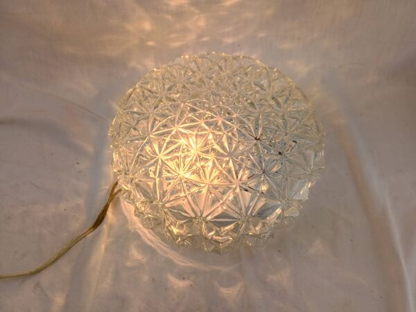 Superbe plafonnier français vintage vianne