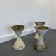 3 planters design Anton Bee assisted by Guhl edition Eternit 1958