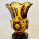 Bohemian crystal vase