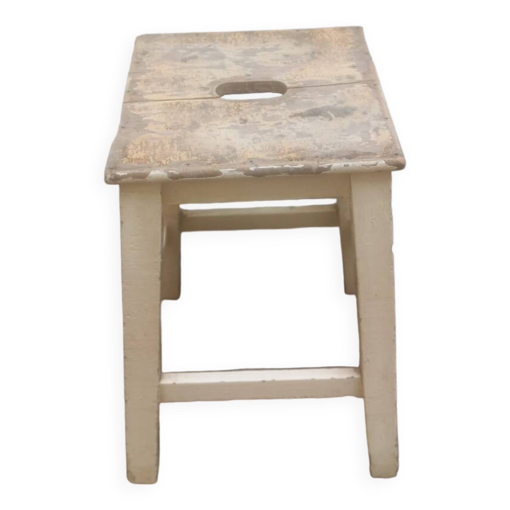 Vintage wooden workshop stool