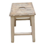Vintage wooden workshop stool